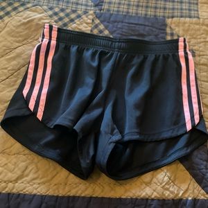 Pink Adidas shorts